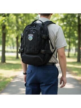 Brand New Milwaukee Police Tactical Black Backpack